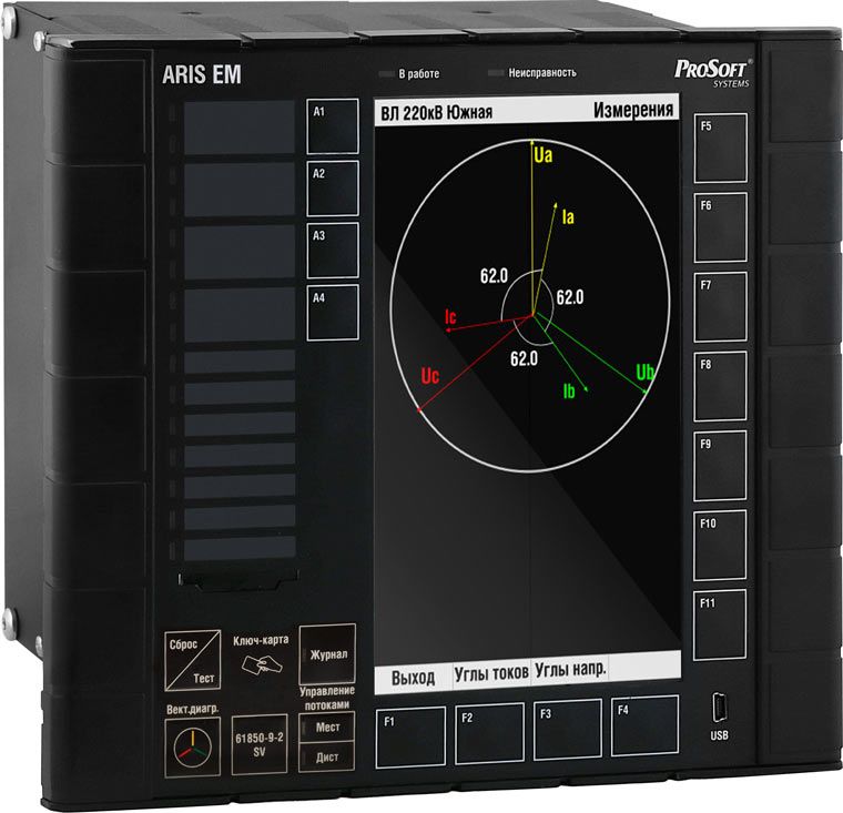 �������� �������������������� ������������� ������� ARIS EM45 c ������� ������ �������� ��� 61850-9-2LE