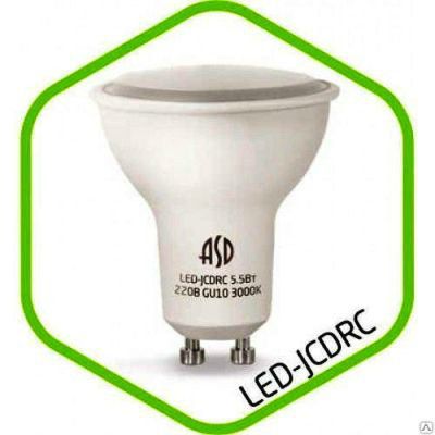   LED JCDR standard 7,5  160-260 GU10 3000 ASD.