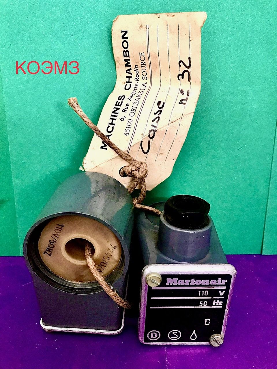 ������������� Martonair 110 VAC 50 Hz, 7246/U/4