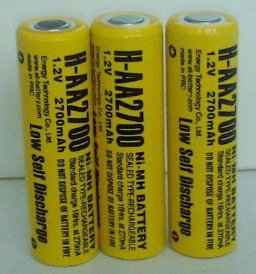 ����������� NiMH Energy Technology H-AA2700 low self discharge