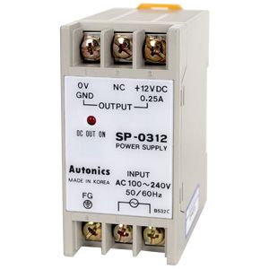 SP-0312 �������� ������� ����������, ��������� �� DIN-�����, ����� 12VDC, 3 ��, 100-240VAC ����