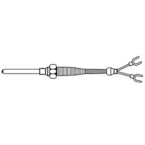 TW-N(K) d=4.8*150L*1.5M*PT1/8 ��������� ��� CA (K), ��������� ����� 2 ����� d=4.8��, ����� ������� �� ������ 150 ��, ������ PT1/8 �����, ����� ������ 1,5 �����