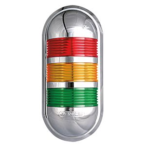 PWECZ-302-RYG, ������������ ���������� �����, ����. � ���. �������� + ������,  24VDC AC/DC, ����������, ��������� ���������, 3 ������, �����./���./���., ������ �������������