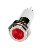 H08F-24R LED-��������� ���������� �������, ������ �� ������ ��� d=8��, �������, ������� ������� (������������� ������), ������� 24VDC, IP60