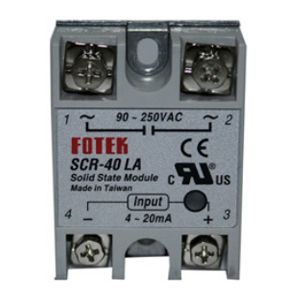 SSR-40LA 1-������ ������������� ����, ������� ����������, 40A, ���������� ���� 4�20 ��, U��� 90...250VAC
