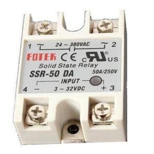 SSR-50DA 1-������ ������������� ���� 50A  U ��. ���. 3....32VDC (���/���� ����), U��� 24-380VAC, ������� ����� 0
