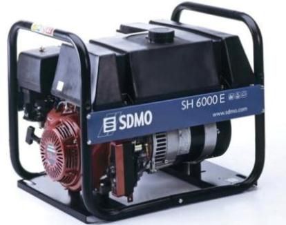 SDMO SH 6000 E-S AUTO (6,0 ���)  ����������� ���������� 1-������ ��������������