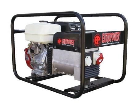 EUROPOWER EP6500T ����������� ���������� �������������� � 4-� ������� ���������� Honda ����� GX ���������� ����������. ����������� �������� 6,5 ���.