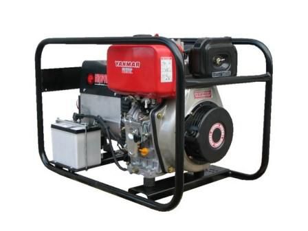 EUROPOWER EP6000DE �������������� ���������� ��������� ���������� YANMAR ���������� ���������� 3000 ��/���, � ����������������. ����������� �������� 4,9 ���.