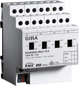 �������� ���� Instabus KNX/EIB, 4-���������, � ������ ����������� 100400 Gira