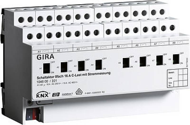 Gira 104600 �������� (���� Instabus KNX/EIB), 8-���������