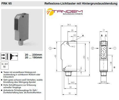 ������ �������� �������������� Leuze 11-30V PNP FRK95/44-150L