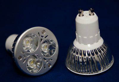 �����  GU10 3x1W White