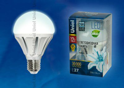 ����� Uniel LED-G80-12W/WW/E27/FR ALF02WH
