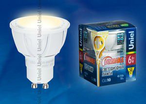 ����������� ������������ ����� Uniel ��������� 6 �� � ������� GU10