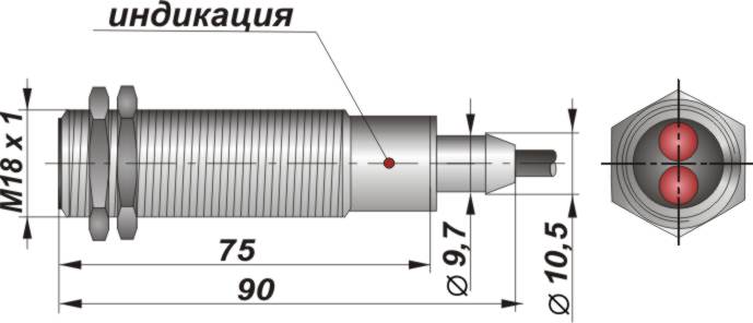 ���������� ������������� ����������� ��10-NO/NC-PNP