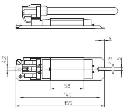 ���� � ������������: ���������������� ��� (�����/��������/�������) L 7/9/11.141 163148 ��� ���������� �������������� ���� (���) � �������� G23, 155*41*18mm. Vossloh-Schwabe, ��������