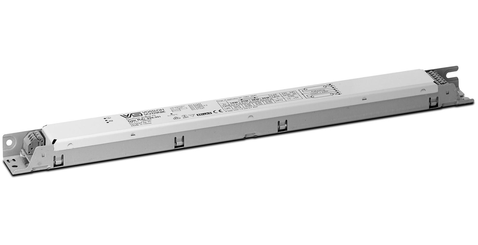 ����������� ����������������� ������� (����/ ��������/ �������) ELXc 235.221 188922 ��� �������������� ���� T5  2��. �� 14W, 21W, 28W, 35W, �������� 359*30*21mm. Vossloh-Schwabe. �������: 188094 ELXc 235.857