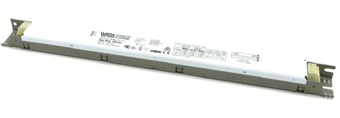 ����������� ����������������� ������� (����/ ��������/ �������) ELXc 180.866 188144 ��� �������������� ����: T5 1��.*80W, ��� (������ 2G11) 1�� *55W, 1 ��.*80W, ������ M11, 425*30*21mm. Vossloh-Schwabe. �������: TCI 137999/180 BTLT 180