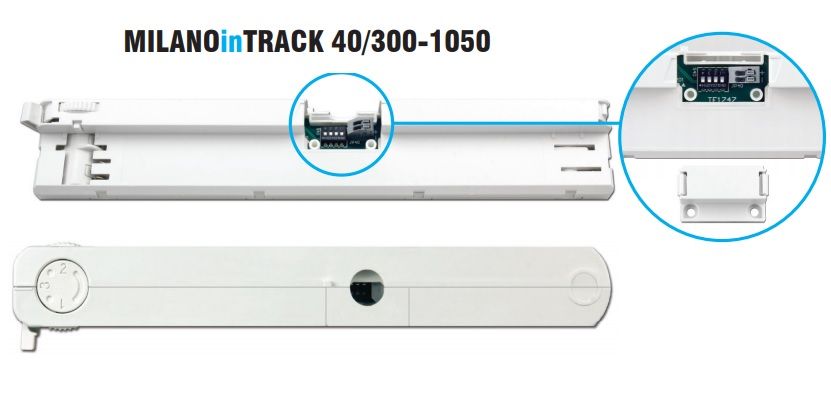 ������� �� ���������� ��������� (��) MILANOinTRACK 40/300-1050 ��� ������������ �� 3-� ������ ����������/���� ��������� XTS/XTSF, 300-1050mA, 1,5-40W, �����: �����-127870; �����-127871; ������-127872. TCI, ������