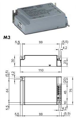���� � ������������: ������� (���� �������) 186200 ECXe 700mA/40W ����������������� �� ���� 700mA, 14-40W ��� LED (������������) ������������. Vossloh-Schwabe. �������: TCI 127051 MP 65 HBI, 122220 SMART 50 
