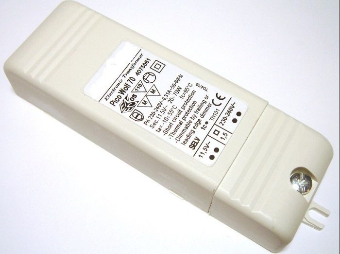 ����������� ������������� LIVAL Pico Wolf 70 ��� ���������� ���� 12V, 20-70W, ��������: 107*35*21mm, IP20. ���������� � 19845811. �������: TCI PICO WOLF 105  119659, 119660