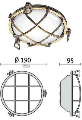 C��������� TARTARUGA TONDA 100, 007602, ������������������� ��������� ��� ����������, IP65. PRISMA (PERFORMANCE iN LIGHTING), ������.