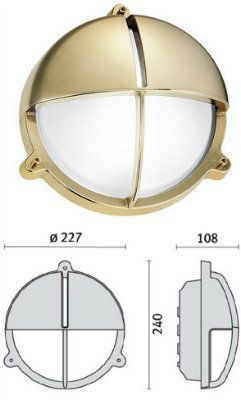 C��������� TARTARUGA TONDA 200 VISA 007609, ������������������� ���������, IP65. PRISMA (PERFORMANCE iN LIGHTING), ������.