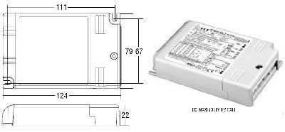 ���� � ������������. ������� (���� �������) 122414 DC MAXI JOLLY HV ����������� �� 1-10V &amp; PUSH, �������������: 250-700mA, 0-50W ��� LED (������������) ������������. TCI. ������: 127414 DC MAXI JOLLY HV 1-10V &amp; PUSH