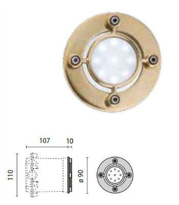 C��������� 006978 CRUISER LED ������������ � �����, �������������������, IP55. PRISMA (PERFORMANCE iN LIGHTING), ������.