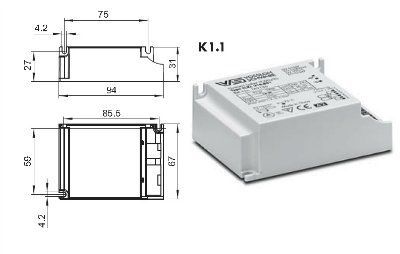 ���� � ������������: ����������� ����������������� ������� (����/ ��������/ �������) ELXc 218.881 183136 ��� ���������� �������������� ���� (���) C-DEL/TEL 2*18W. Vossloh-Schwabe. �������: 188699 ELXc 218.871 220-240V  
