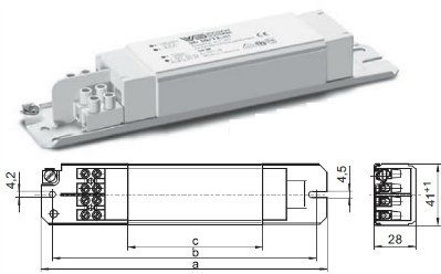 ���� � ������������ ���������������� ������������� STr 60/12.338 179604 ��� ���������� ���� 40-60W, 12V, 195*41*28mm. Vossloh-Schwabe, ��������
