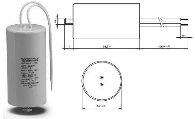 ����������� �������������� 30mkF (���) 250V 528553 VS A plastic M8 + N&amp;W ����������� ������, ������ 250 ��, D*H/40*93mm, ��� � (��� �����������). Vossloh Schwabe, ��������. 30�F, ref.� 528553.89