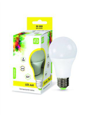 ASD-A60-standart-11W ������������ �����, E27, AC160-260V, 3000�, 900 ��, ���� ����� ����� (��� ��000595)