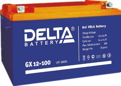 ����������� Delta GX 12-100, 12�, 100��, 330/171/222; 32 �� GEL