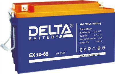 ����������� Delta Gx 12-65, 12�, 65��, 350x167x179; 24�� GEL (10 ���)