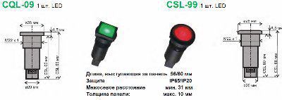 ������������� ���������� �����, ��������� ��������� 22 �� CQL-09, CSL-99