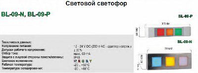 �������� �������� BL-09-N, BL-09-P