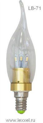 ������������ ����� LB-71, 6LED(3.5W), 230V, E14, 6400K, ����� �� �����, ����������