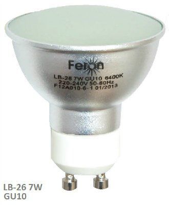 ������������ ����� LB-26, 7W, 230V, GU10, 2700K