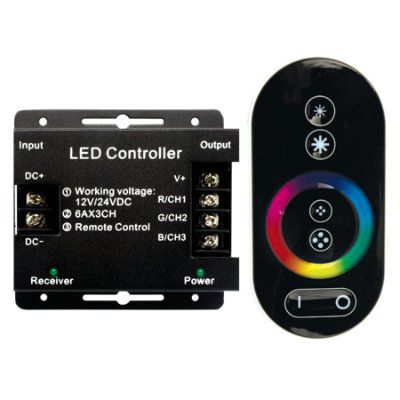 RFC18AESB Ecola LED strip RGB RF controller 18A 216W 12V (432W 24V) � ������������ ����������