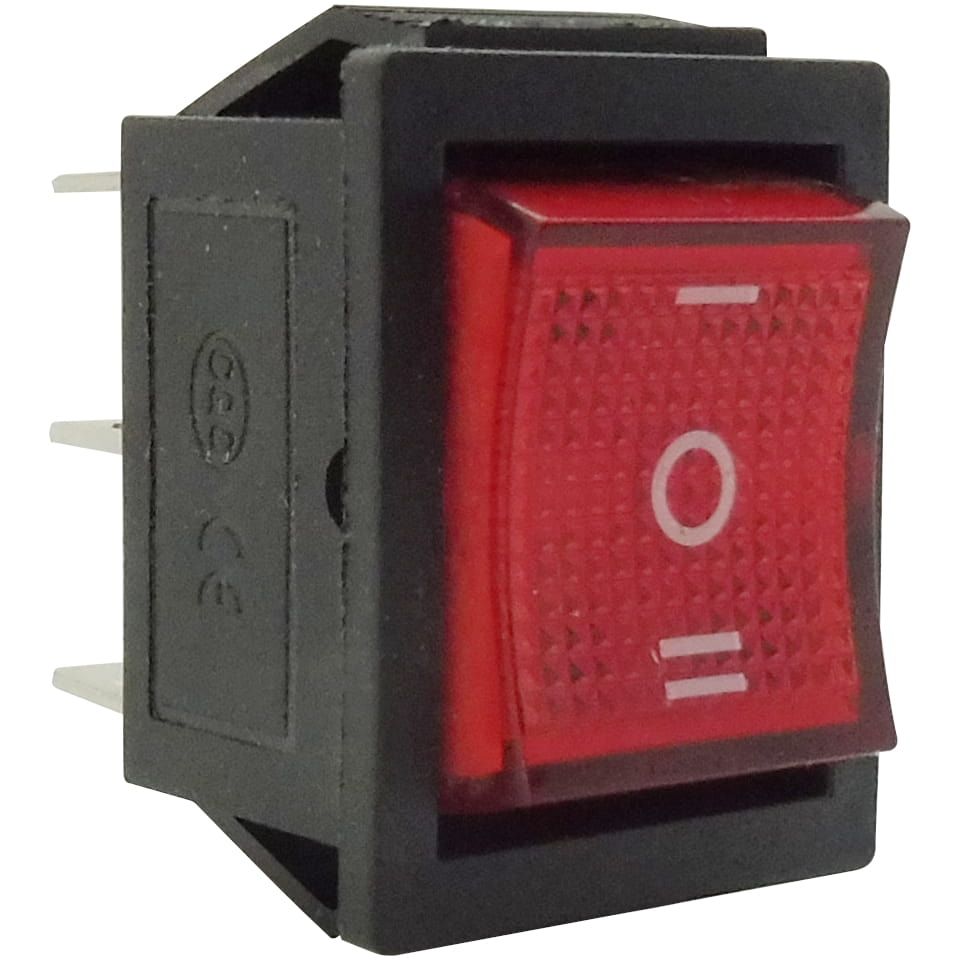 ������������� KCD4-203N-C6-Red/6P on-off-on