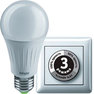 �������� �����������  ����� NLL-A60-12-230-4K-E27-3STEPDIMM