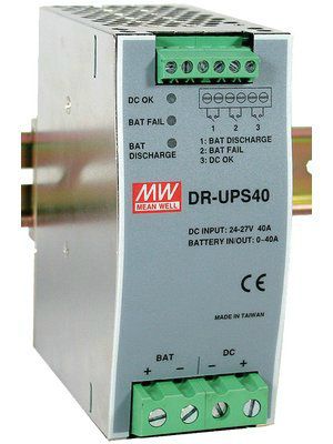 �������� ������� Mean Well, DR-UPS40. ������ �� Din-�����