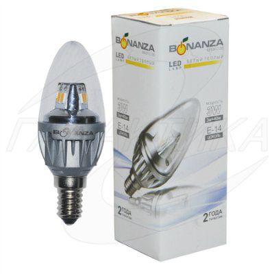 ����� ������������ Bonanza LED BB-C35.31 E14 3W 3000K 200Lm