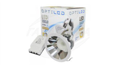���������� ������������ ���������� OptiLED Cree LED Downlight Round 200-2000 27W dim