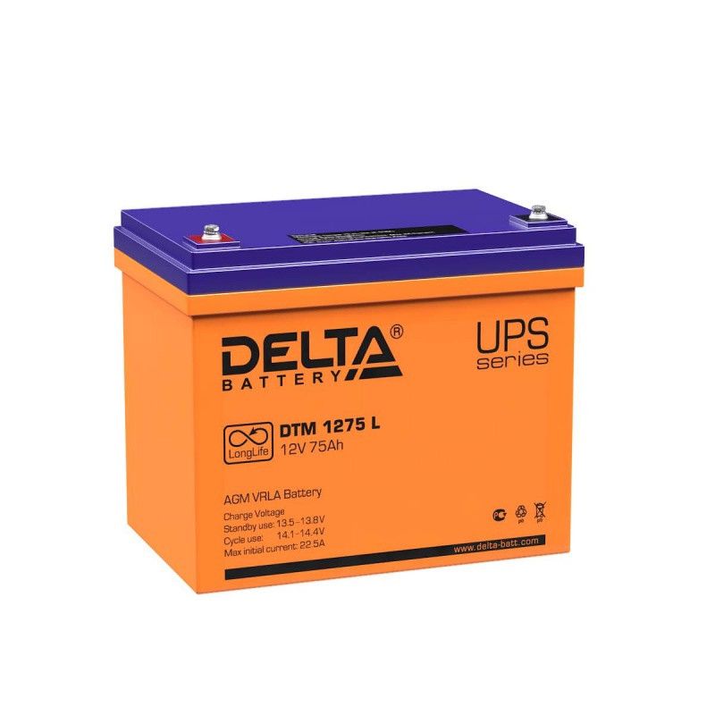  Delta Battery ����������� Delta DTM 1275L [AGM, 12�, 75��]