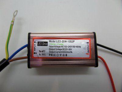 ������� ��� ���������� 20W IP67 20-36V 600mA