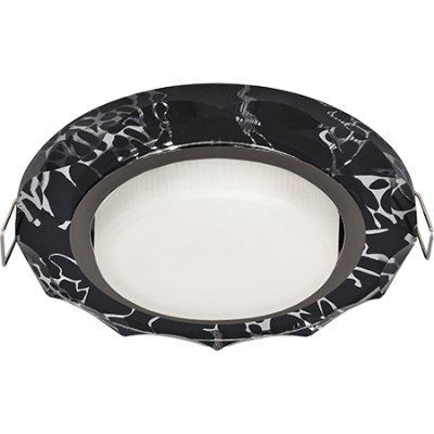 ���������� ������������ ��� ���������� Ecola GX53 H4 Glass ���� � ��������� �������, 38x126 ��, ������, ����-���� �� ������ FB53RCECH