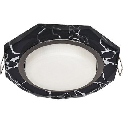 ���������� ������������ ��� ���������� Ecola GX53 H4 Glass 8-�������� � ������� �������, 38x133 ��, ������, ����-���� �� ������ FB538AECH